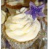 Indivdiual wedding cupcake with bouncy star