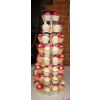 Engagement Tower in two shades of pink and ivory