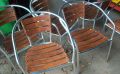 Wooden & Silver Chairs