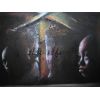 'My brother's keeper'  Mixed media on canvas (60cm X 80cm)  SOLD