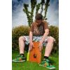 Lion Cajon Active Drum in Lime Green with matching Simba Stick