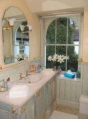 bed & breakfast private bathroom - Guests occupying the twin bedded room have sole use of this beautifully decorated bathroom, painted by a local artist. Both the private bathroom and twin bedroom have views across the courtyard, gardens and sun terrace and are situated together along a private landing
