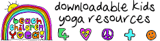 Teach Children Yoga affiliate banner 234 x 60 pixels just right click, copy and paste!
