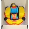 Yellow Go-Kart racing car cake