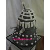 Black Dalek cake