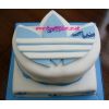Adidas logo cake