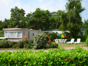 3 bedroom mobile home caravan on Siblu Park Domaine de Kerlann Brittany