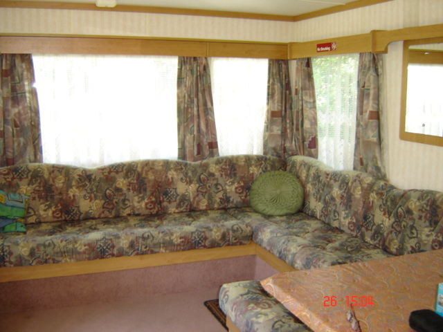 Internal veiw of the above mobile home caravan