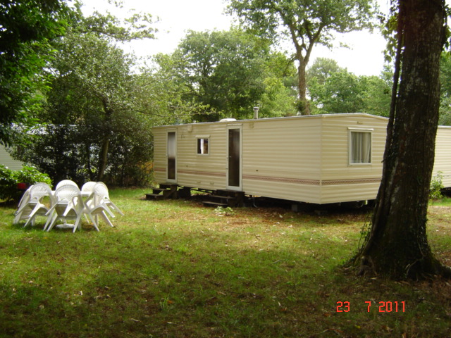 2 bedroom mobile on Camping Fleuri Nevez Brittany