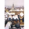 'Brasenose Winter Snow' watercolour 10" x 12" private collection
