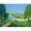 'Calum at Roke' oil on canvas 40cm x 30cm. Private collection.
