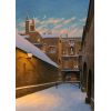 'New College Snow' oil on canvas 8" x 10" private collection
