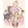 An armful of dogs