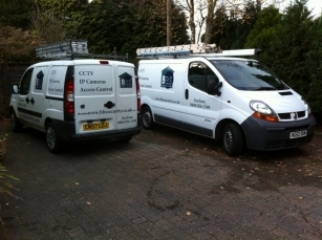 BBS Security Systems installer vans