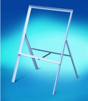 Budget Frame type sign will take plastic, steel or aluminium inner panel