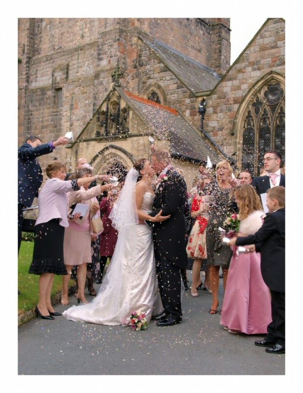  wedding photography st oswalds church oswestry