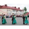 Boys and girls from the school impressing the town