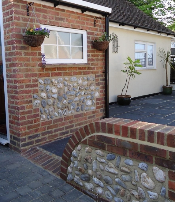 Driveway and Cobbled Flintwork project in Ore, East Sussex.