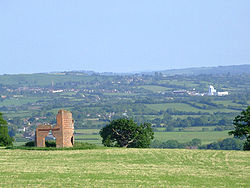  View of Ansford from Ditcheat Hill