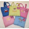 FLEECE BLANKET WITH EMBRIODERED DUFFLE BAG