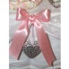 Sparkly silver heart to decorate your candy sweet buffet table