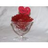 Elegant crystal glassware