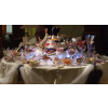 30 varieties for your Wedding Candy Buffet with silver, cut-glass and crystal dishes, diamantes, fairy lights, ribbons, hearts and sparkle.