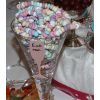 Tall crystal goblets