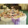 30 varieties Wedding sweets buffet table at How Caple Court Herefordshire - a vintage pick and mix banquet.