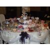 Candy buffet table, Purple trimmed sweets buffet at Coombe Abbey