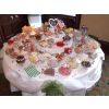 Wedding sweetie table with 34 varieties at Brownsover Hall.