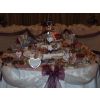 35 varieties wedding sweets buffet table at Newton Park Hotel near Burton-on-Trent