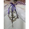 Delicate heart with a dove in the centre decorates your Candy Sweet Buffet table with ribbons in your colours