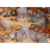Real silver and sparkle for your candy sweet buffet banquet