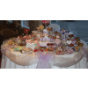 Vintage Wedding or party sweets table. Choose 30 or more varieties for us to present in real silver and crystal to create a sweets banquet to impess and delight.
