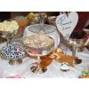 Special romantic finishing touches for your wedding sweets buffet banquet table