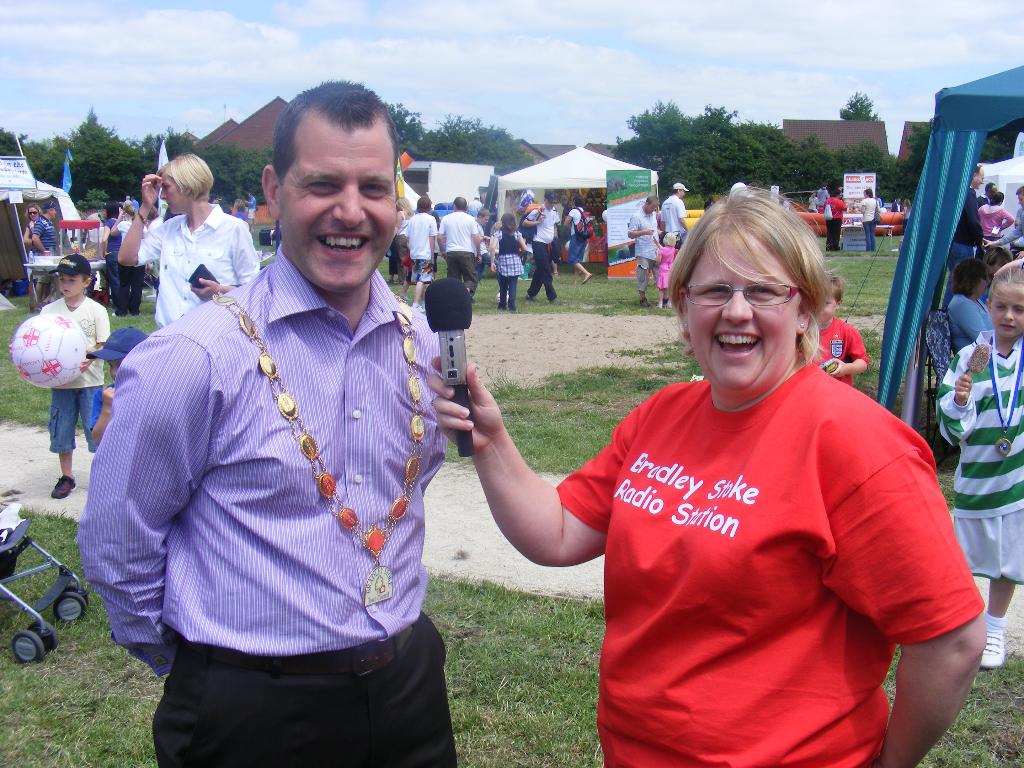 Lucy with the Mayor
