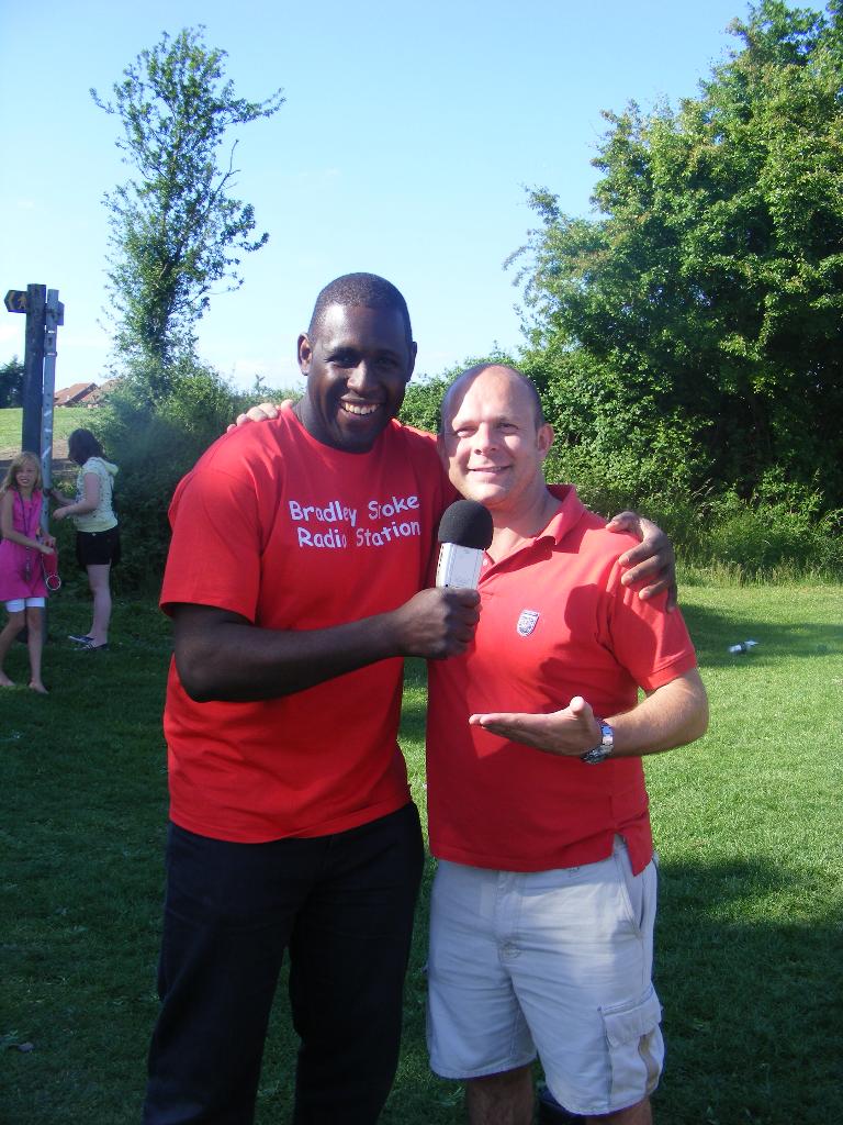 Julian with Paul Burling from Britain's Got Talent