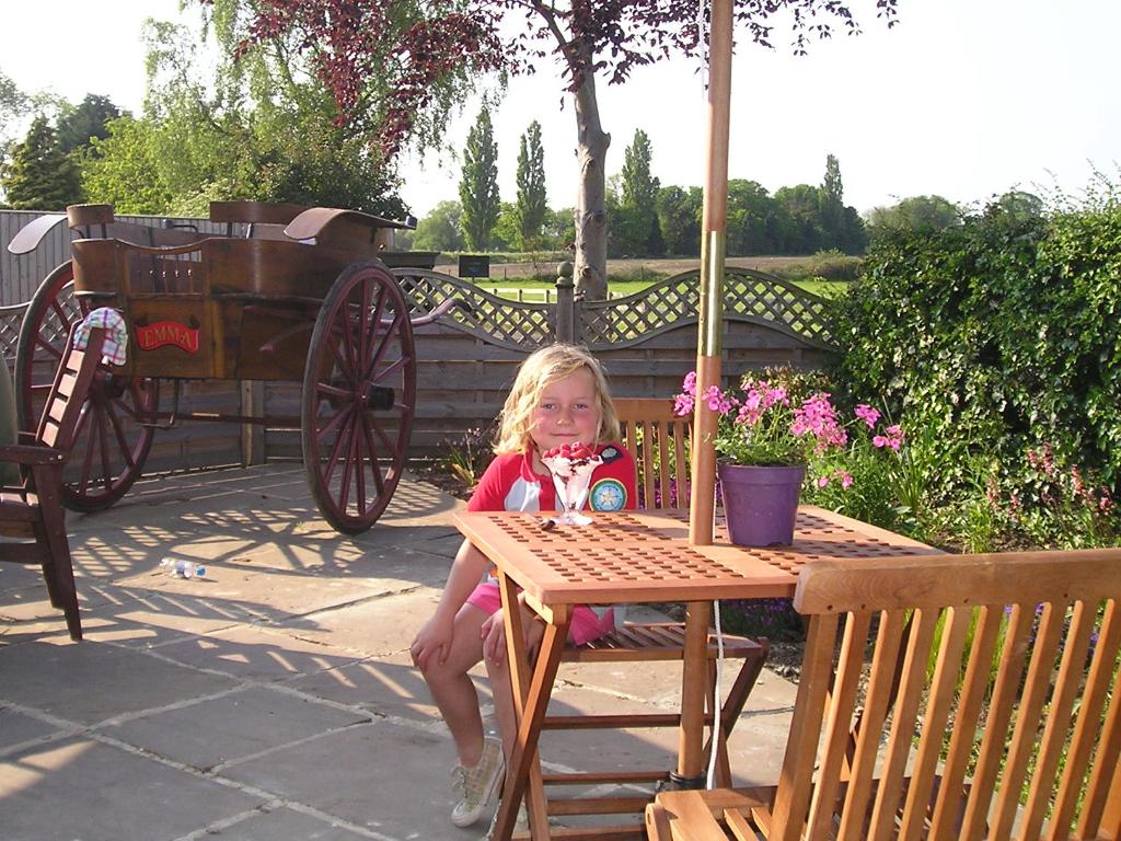 Try our sunny patio wiith free extensive views
