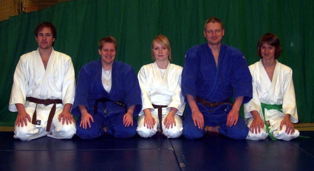 WHJC Judo Coaches for 2009 (L-R Adam, Yvette, Kimberly, Richard & William)