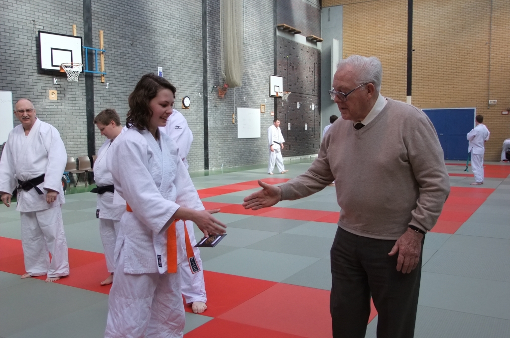 Libby receives her new grade