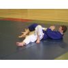 Ne-waza randori: Stephen doing juji-gatame on Tiernan