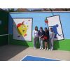 West Kirby Grammer school artists who painted Bertram Berttie & the end wall characters.