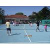 Nick & Becki taking a junior coaching session.