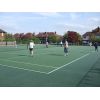 Adult Fun tennis - all courts occupied - what a beautiful game.