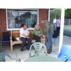 Dave receiving advice about cooking barbecue meals