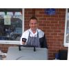 Alan Dunn took over the beefburgers when Dave went walkabout.