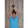 Barbara Davison with the new Club trophy as our Ladies Singles Champion 2010