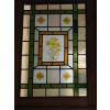 Restored panel returned to large Victorian door frame