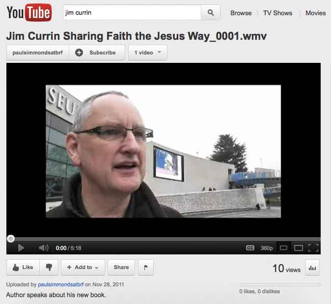 YouTube video Sharing faith the Jesus wa